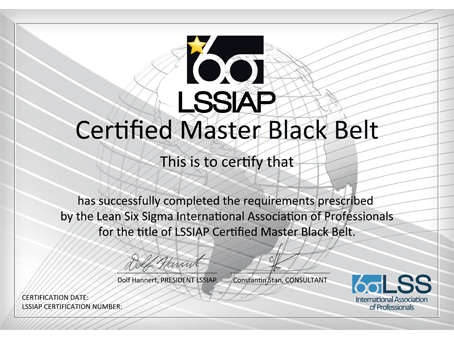 LSS Master Black Belt