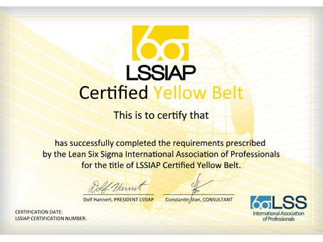 LSS Yellow Belt
